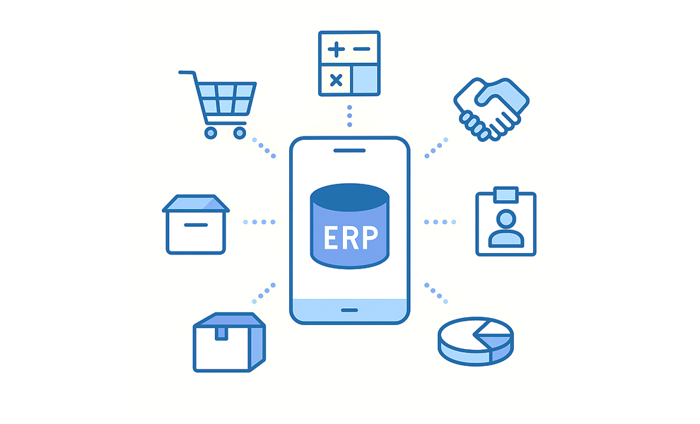 既存ERPシステムの携帯用サブシステム